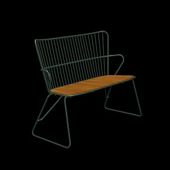 Houe - PAON Bench - Pine green. Seat