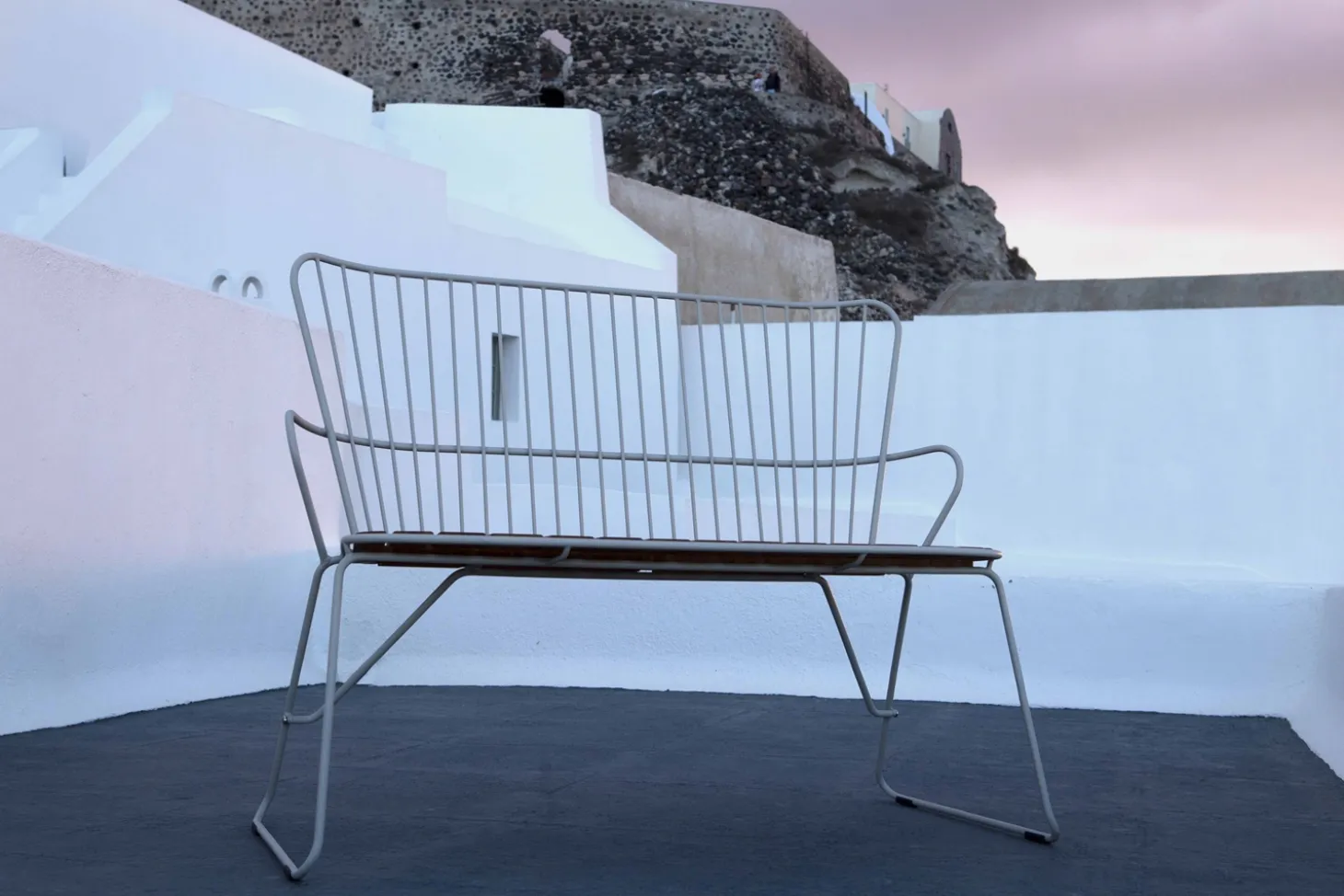 Houe - PAON Bench - White. Seat