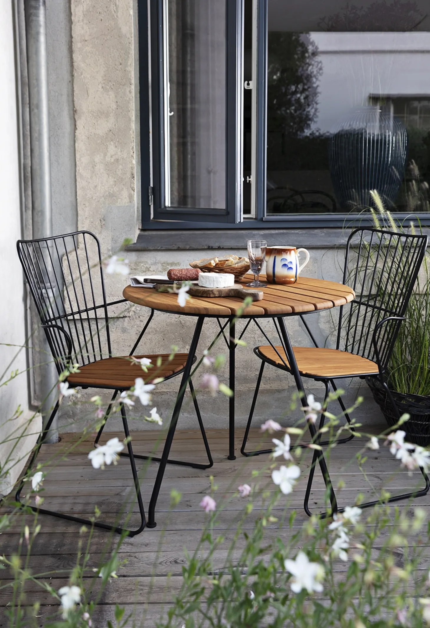 Houe - PAON Dining chair - Pine green. Seat