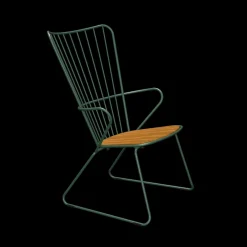 Houe - PAON Lounge chair - Pine green. Seat
