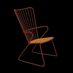 Houe - PAON Lounge chair - Paprika. Seat