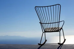 Houe - PAON Rocking chair - Pine green. Seat