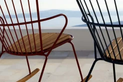 Houe - PAON Rocking chair - Paprika. Seat