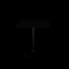 Houe - PICO Café table with round base, 700x700mm - Sort