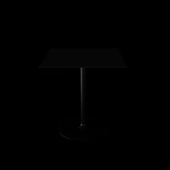 Houe - PICO Café table with round base, 700x700mm - Sort