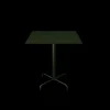 Houe - PICO Café table with 4 star base, 700x700mm - Oliven Grøn