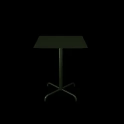 Houe - PICO Café table with 4 star base, 600x600mm - Oliven Grøn