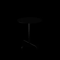 Houe - PICO Café table with 4 star base, Ø640 - Sort
