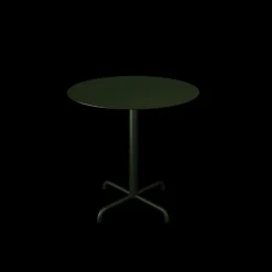 Houe - PICO Café table with 4 star base, Ø740 - Oliven Grøn