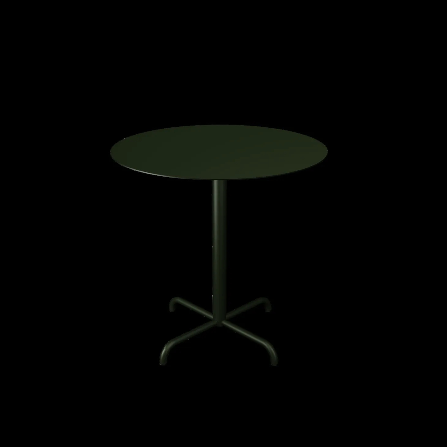 Houe - PICO Café table with 4 star base, Ø740 - Oliven Grøn