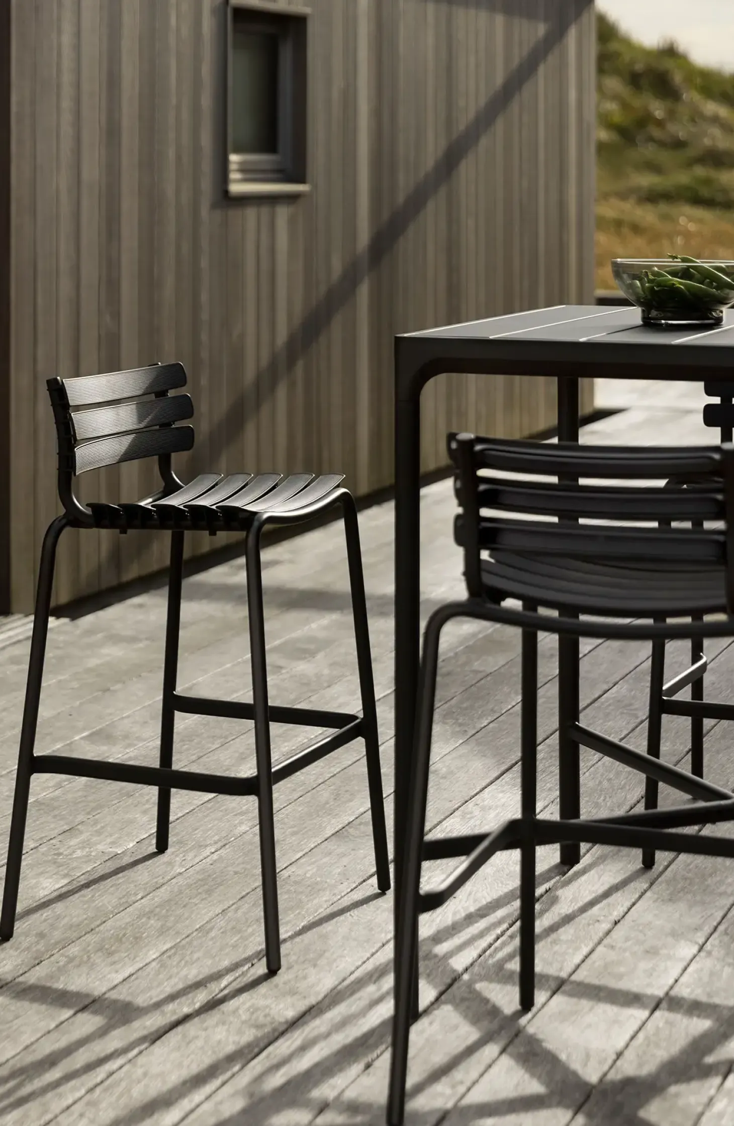 Houe - ReCLIPS Bar chair - Olive green