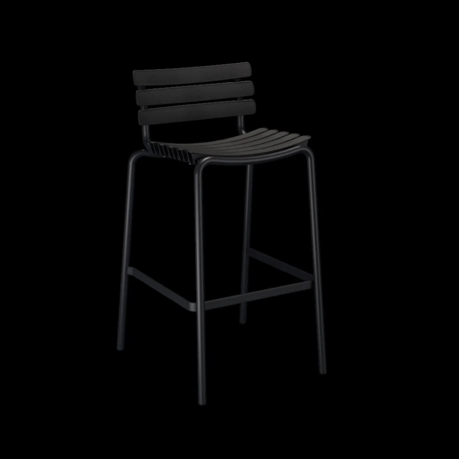 Houe - ReCLIPS Bar chair - Black
