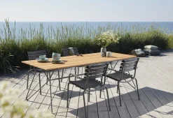 Houe - ReCLIPS Dining chair - Olive green. Armrest