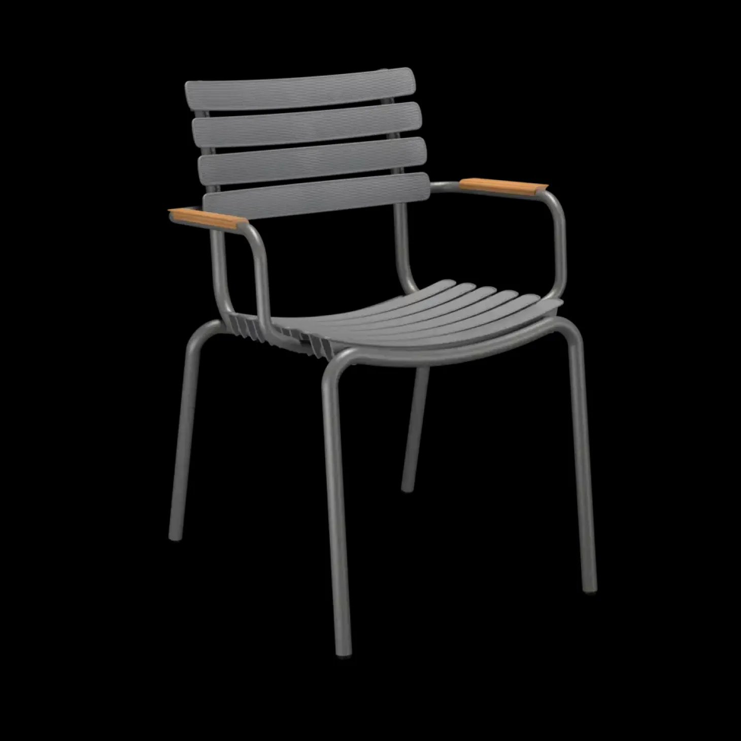 Houe - ReCLIPS Dining chair - Dark grey. Armrest