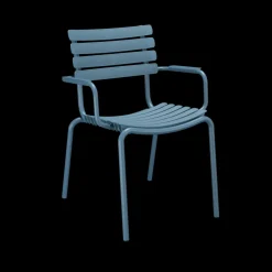 Houe - ReCLIPS Dining chair - Sky blue. Armrest
