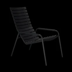 Houe - ReCLIPS Lounge chair - Black. Armrest