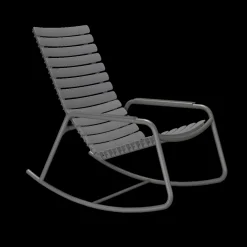 Houe - ReCLIPS Rocking chair - Dark grey. Armrest