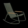 Houe - ReCLIPS Rocking chair - Olive green. Armrest