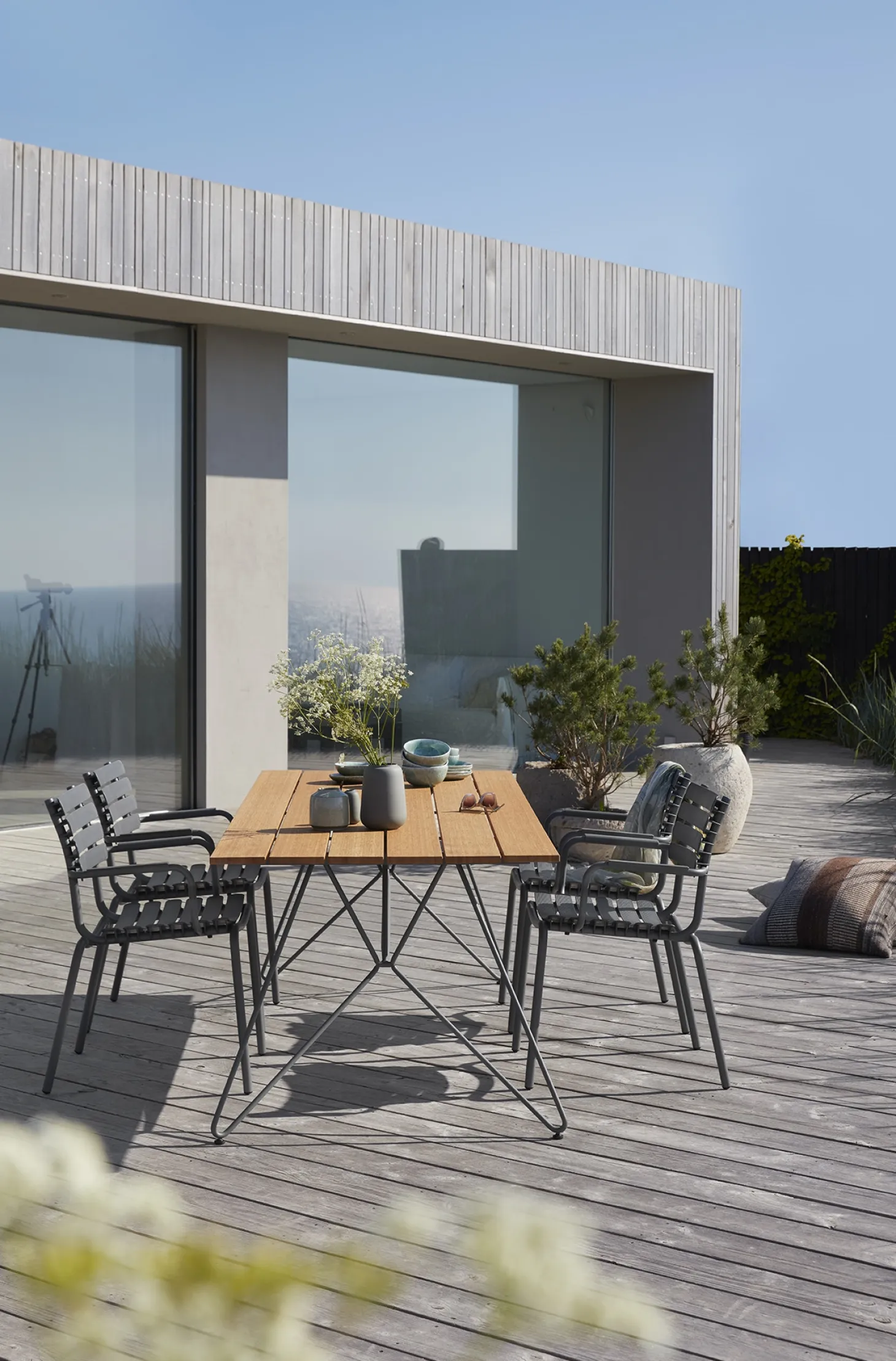Houe - SKETCH Dining Table. 160x88 cm - Bamboo. Frame