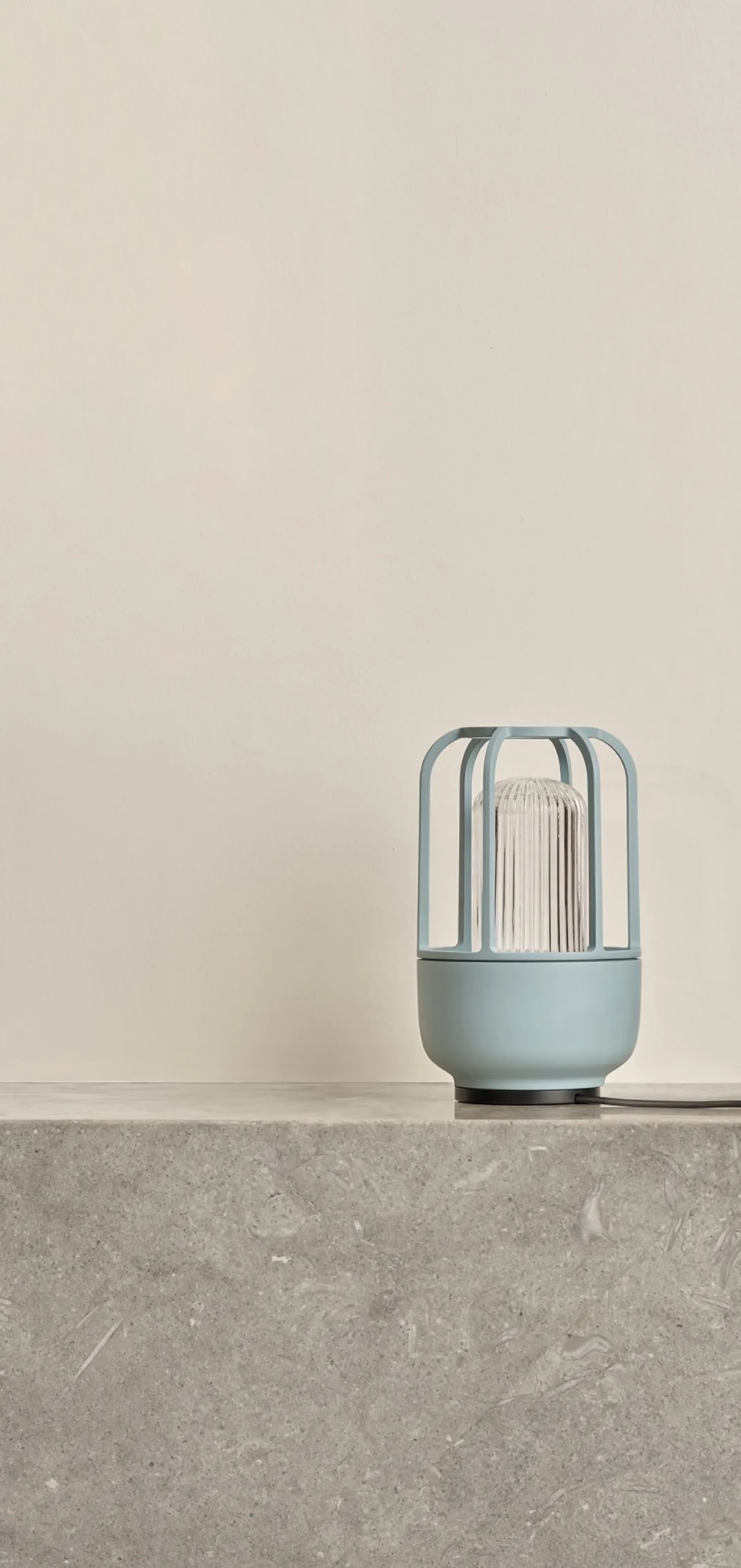 Houe - Udendørslampe - LIGHT No.1 - Ice Blue / Blå - Str. 21 x 13 cm