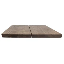 House Of Sander - Asta plankeplade - 80x120cm, Mørk smoked olie