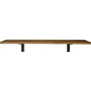 House Of Sander - York skrivebordsplade 47x180cm, Smoked - FSC
