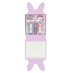 Inuwet - Bunny Deluxe Box - Gaveæske - 3 Læbepomader og 2 Hårklips