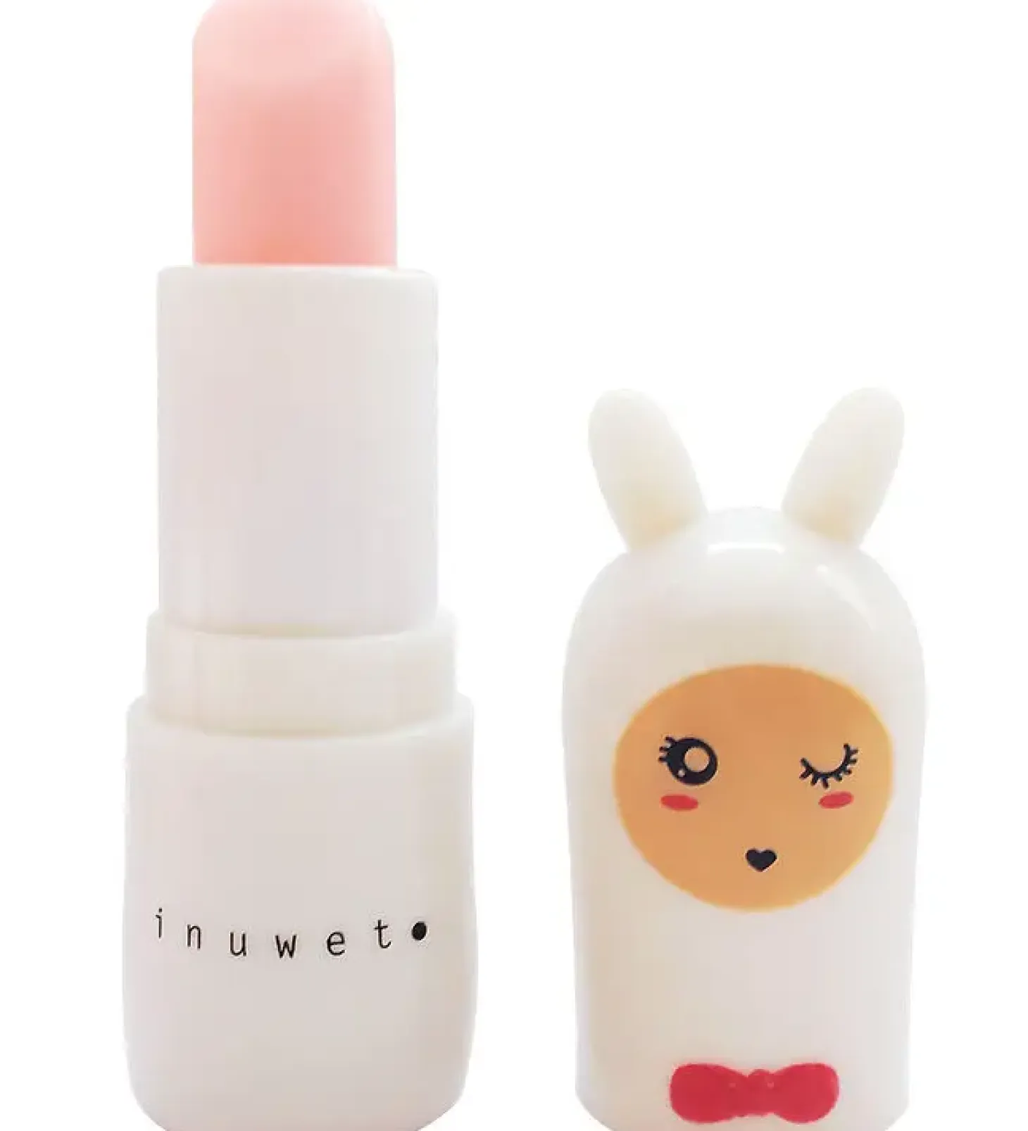 Inuwet - Kanin Læbepomade - Cotton Candy - Hvid