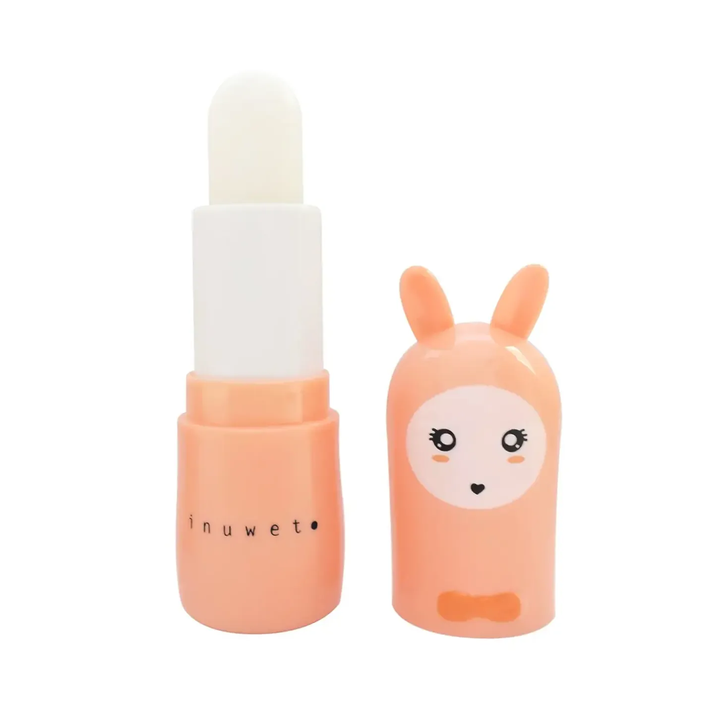 Inuwet - Kanin Læbepomade - Vanille Kokos - Coral