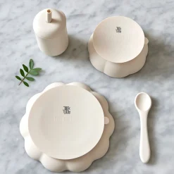 Jack o Juno - Børne Spisesæt - Little Poppy Dining Set - Cream