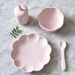 Jack o Juno - Børne Spisesæt - Little Poppy Dining Set - Lyserød