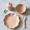 Jack o Juno - Børne Spisesæt - Little Poppy Dining Set - Oatmeal