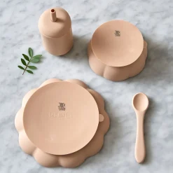 Jack o Juno - Børne Spisesæt - Little Poppy Dining Set - Oatmeal