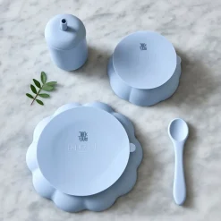 Jack o Juno - Børne Spisesæt - Little Poppy Dining Set - Lyseblå