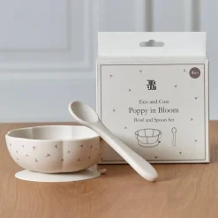 Jack o Juno - Skål og Ske Sæt - Poppy in Bloom - Bowl & Spoon Set