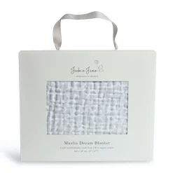 Jack o Juno - Tæppe - Dream Blanket (thick 6-layer muslin blanket) - Hvid