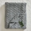 Jack o Juno - Tæppe - Knitted Merino Wool Blanket - Lys Grå