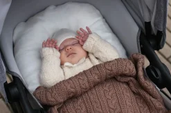 Jack o Juno - Tæppe - Knitted Merino Wool Blanket - Brun