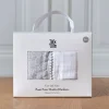 Jack o Juno - Tæppe/klud - Pom Pom Muslin Blankets (2-pack) - Hvid/Grå