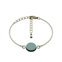 Jewelry by Grundled - Armbånd - Optativ - dusty jade vedhæng