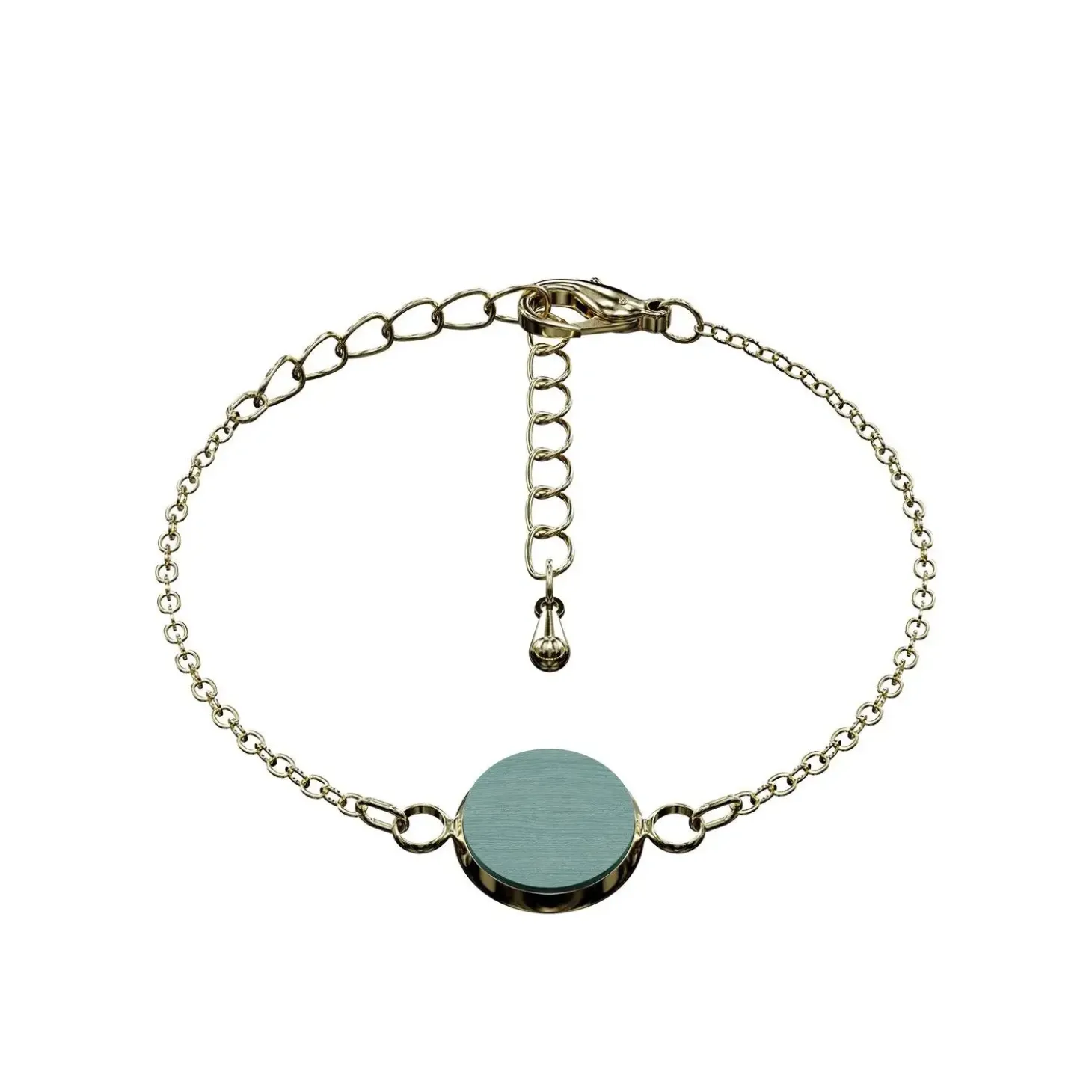 Jewelry by Grundled - Armbånd - Optativ - dusty jade vedhæng
