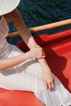 Jukserei - Capri Perle Armbånd - Guld