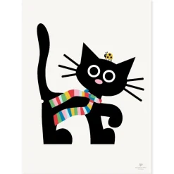KAI Copenhagen - Plakat med kat - 50x70 cm.