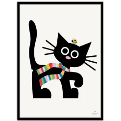 KAI Copenhagen - Plakat med kat - 50x70 cm.