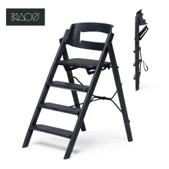 KAOS - Højstol - KAOS ReKLAPP® - Sammenklappelig - Recycled plastic Sort