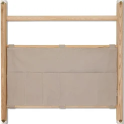KAOS - Organizer i tekstil til ribbevæg - Light grey