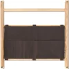 KAOS - Organizer i tekstil til ribbevæg - dark grey