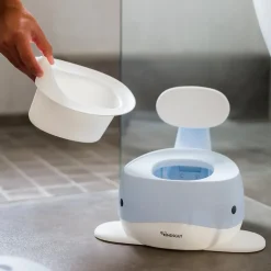 Kindsgut - Potty Training Toilet - Hval - Lys blå