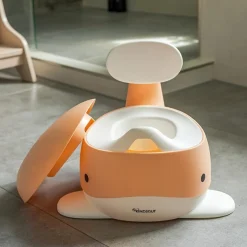 Kindsgut - Potty Training Toilet - Hval - Peach