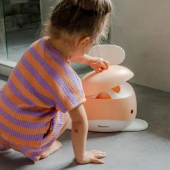 Kindsgut - Potty Training Toilet - Hval - Peach